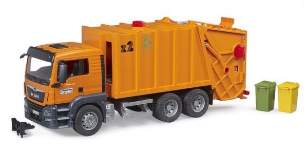 BRU3760 - MAN TGS 6x4 refuse truck with 2 bins - 1