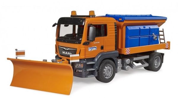 BRU3785 - MAN TGS 4x2 snow removal truck with blade - 1