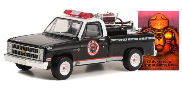 GREEN38040-C - CHEVROLET C20 1982 black SMOKEY BEAR forest fire under blister - 1