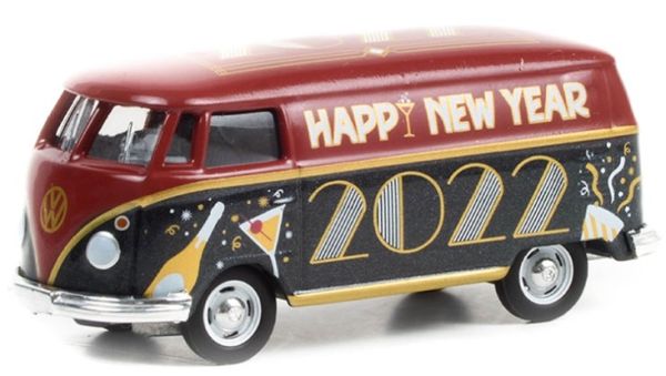 GREEN30319 - VOLKSWAGEN T2 Panel Van HAPPY NEW YEAR 2022 - 1