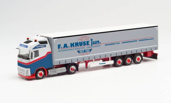 HER313407 - VOLVO FH Gl. 4X2 with tarpaulin trailer 3 Axles FAKRUSE - 1