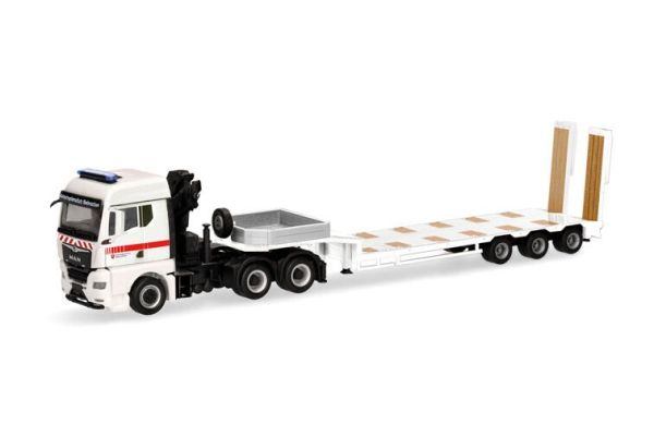 HER318297 - MAN TGX GM 6x4 with low-profile boom and gear carrier 3 axles civil protection from Lower Saxony - 1