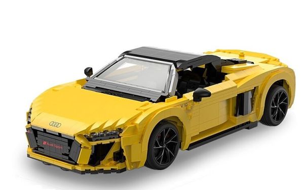 JAM402836 - AUDI R8 Spyder yellow to build - 1