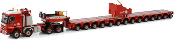 WSI410284 - MERCEDES-BENZ Actros 8x8 with ballast and trailer 14 Axles ALE - 1