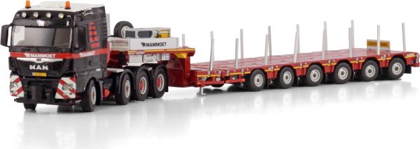 WSI410299 - MAN TGX XLX 8x4 with MANOOVR 6-axle trailer MAMMOET - 1