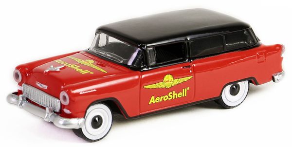 GREEN41155-B - 1955 CHEVROLET Sedan Delivery from the SHELL series in blister packs - 1