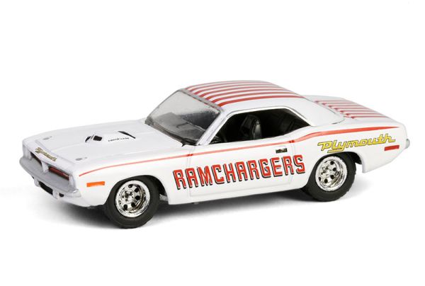 GREEN41170-D - PLYMOUTH Hemi Cuda 1970 RAMCHARGERS from the RUNNING ON EMPTY series in blister pack - 1