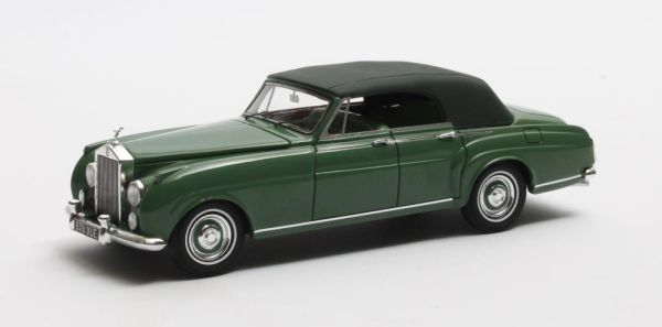 MTX41705-032 - ROLLS-ROYCE Silver Cloud Mulliner convertible closed in green 1962 - 1