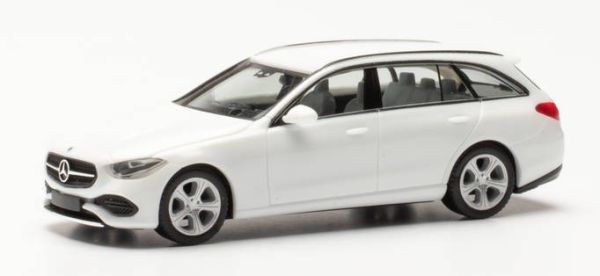 HER421010 - MERCEDES C-class station wagon polar white - 1