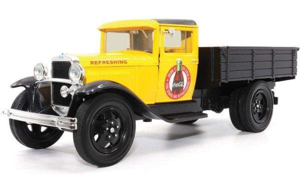 MCITY424023 - FORD AA Pick-up 1931 COCA-COLA Yellow - 1