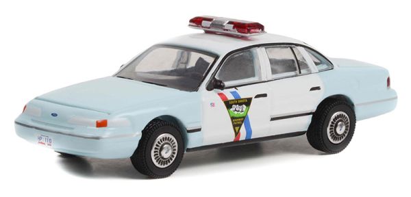 GREEN43000-B - 1992 FORD Crown Victoria Police Interceptor South Dakota from the HOT PURSUIT series in blister pack - 1