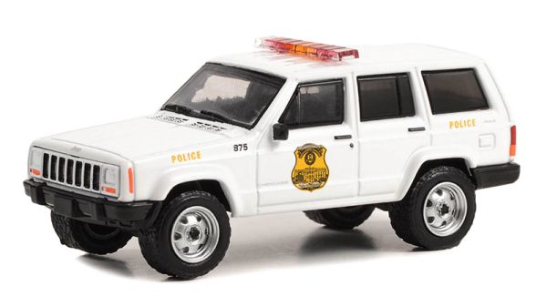 GREEN43015-A - JEEP Cherokee 2000 United States Secret Service from the HOT PURSUIT series in blister packs - 1