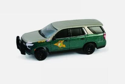 GREEN43040-F - CHEVROLET Tahoe Police pursuit - PPV - 2023 from the HOT PURSUIT range in blister pack - 1