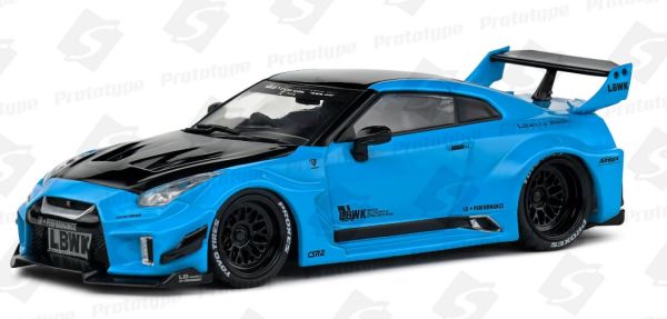 SOL4311209 - NISSAN GTR35 LBWK Silhouette 2019 miami blue - 1