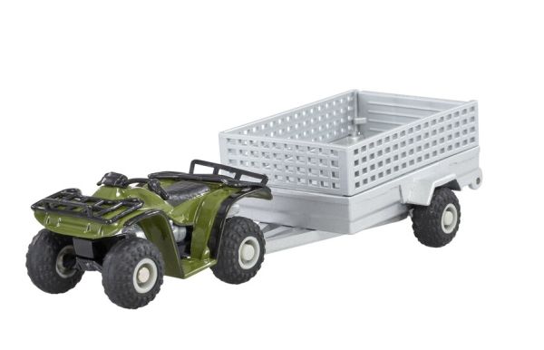 BRI43358 - Quad ATV with trailer  - 1