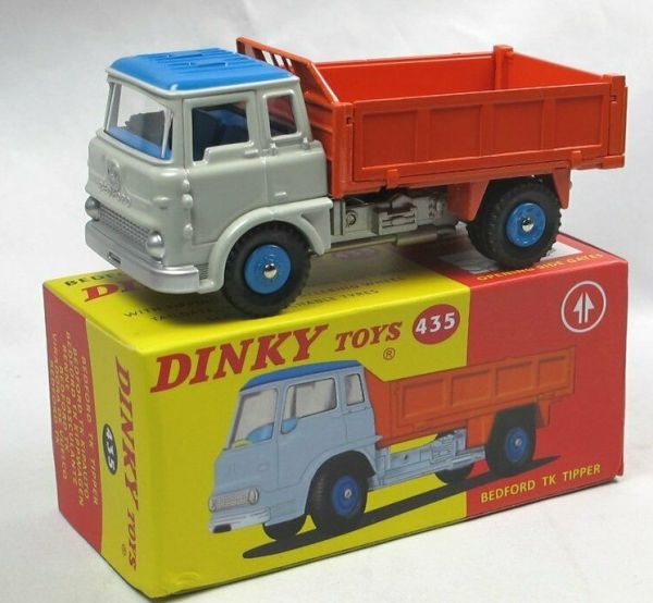 DIN435 - BEDFORD TK red blue and white tipper – ATLAS Edition - 1