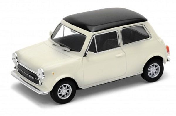 WEL43609BEIGE - MINI Cooper 1300 beige with black roof friction model - 1