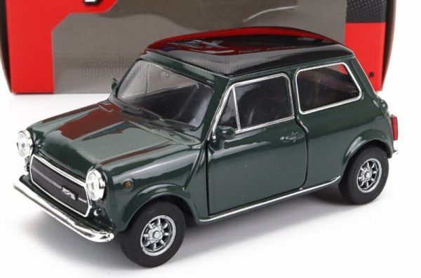 WEL43609VERT - MINI Cooper 1300 green with black roof friction model - 1