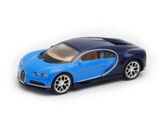 WEL43738B - BUGATTI Chiron from 2017 blue and black - 1