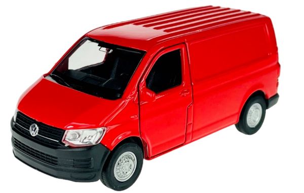 WEL43762ROUGE - VOLKSWAGEN T6 van red friction model - 1