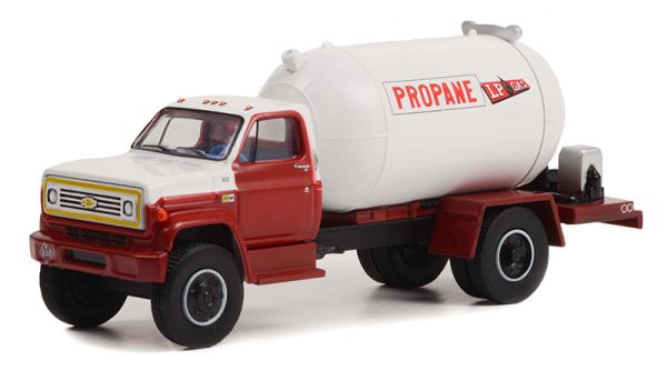 GREEN45160-A - 1985 CHEVROLET C-65 4x2 with Propane tanker from the S.D TRUCK series in blister pack - 1