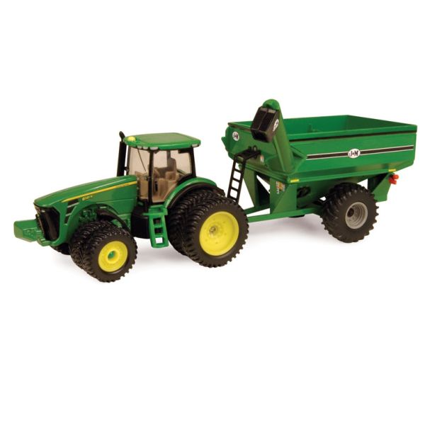 ERT45236 - JOHN DEERE 8320R dual wheels with grain trailer - 1