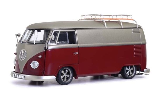 SCH00456 - VOLKSWAGEN T1b Lowrider red and grey - 1