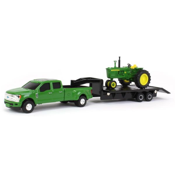 ERT45841 - FORD F-350 with gooseneck deck and JOHN DEERE 4020 - 1