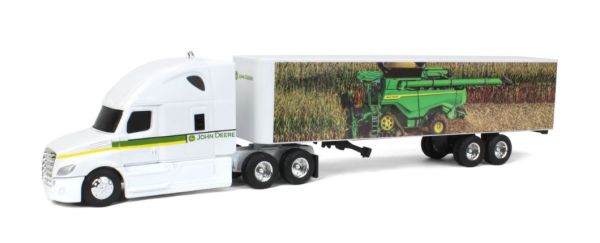 ERT45876 - FREIGHTLINER 6x4 with 2 Axles Trailer JOHN DEERE X9 Harvester Graphics - 1