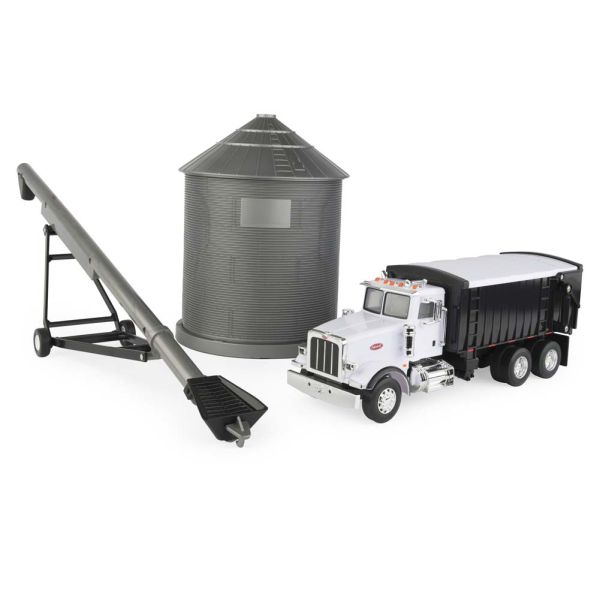 ERT46501 - PERTERBILT 367 tipper with grain silo and grians auger - 1