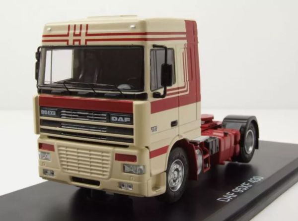 PRX47111 - DAF 95 XF 430 4x2 beige and red - 1