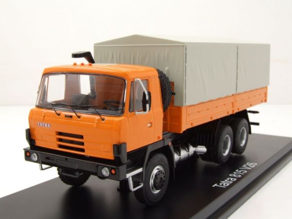 PRX47164 - TATRA 815 V26 6x4 tarpaulin tipper orange - 1