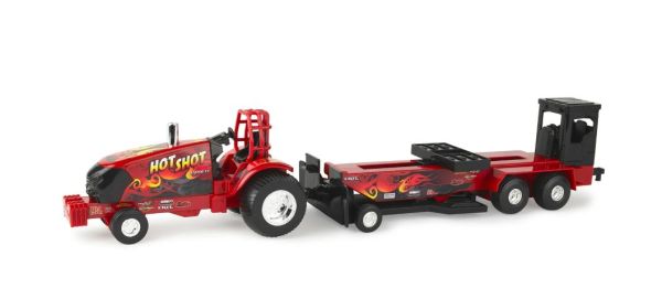 ERT47550 - CASE IH HOT SHOT pulling tractor with trailer - 1