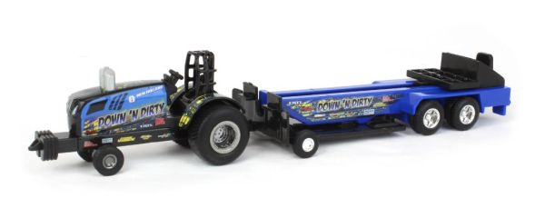 ERT47573 - NEW HOLLAND Down ‘N Dirty Pulling tractor with trailer - 1