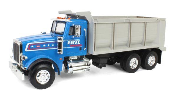 ERT47602 - PETERBILT 367 blue and grey tipper ERTL - 1