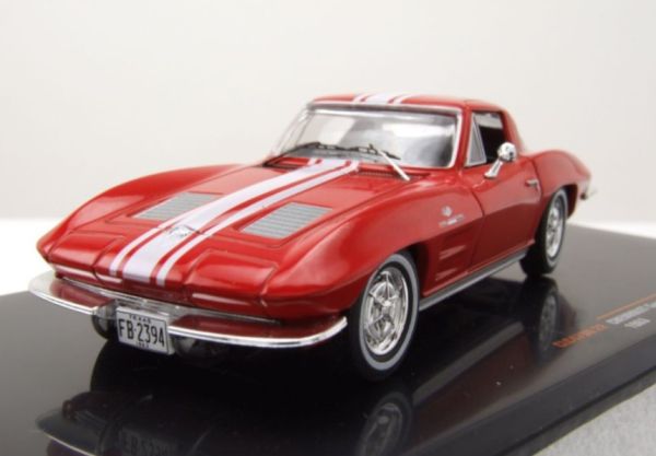 IXOCLC479N.22 - 1963 CHEVROLET Corvette stingray C2 red and white - 1