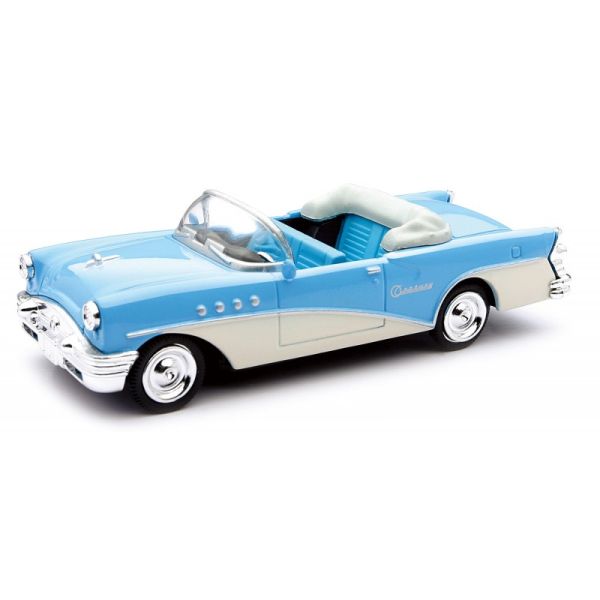 NEW48013A - BUICK CENTURY 1955 convertible blue - 1