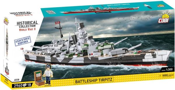 COB4838 - Battleship BATTLESHIP Tirpitz LD.ED Exclusive Edition – 2960 Pieces - 1