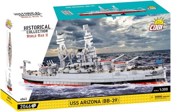 COB4843 - USS ARIZONA BB-39 Battleship - 2046 Pieces - 1