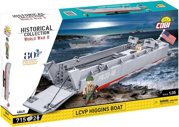 COB4849 - LCVP Higgins Boat – 80th Anniversary – 715 Pieces - 1