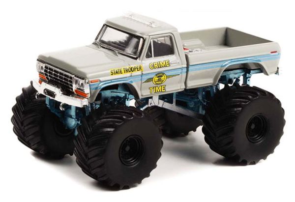 GREEN49110-C - 1979 FORD F-250 Monster Truck CRIME TIME STATE TROOPER from the series KINGS OF CRUNCH in blister pack - 1