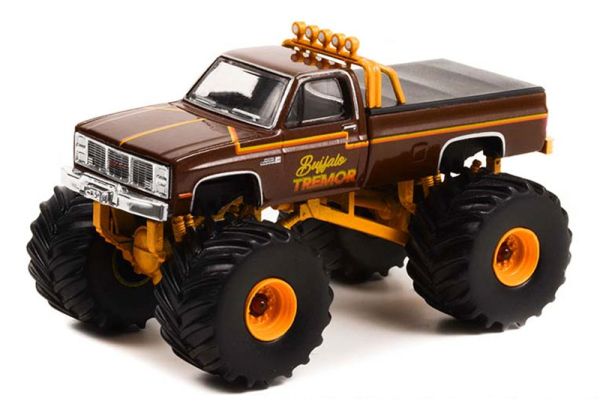 GREEN49110-D - 1985 GMC High Sierra 2500 BUFFALO TREMOR Monster Truck from the KINGS OF CRUNCH series in blister pack - 1