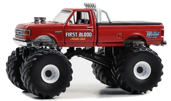 GREEN49140-F - FORD F-350 1990 FIRST BLOOD from the series KINGS OF CRUNCH in blister pack - 1