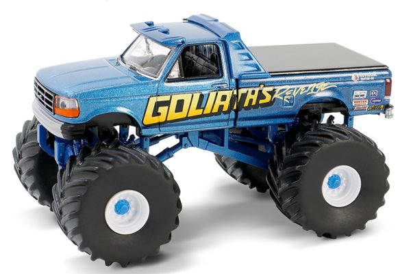 GREEN49150-F - FORD F-250 1992 Monster Truck - GOLIATH'S REVENGE aus der Serie KINGS OF CRUNCH in Blisterverpackung - 1