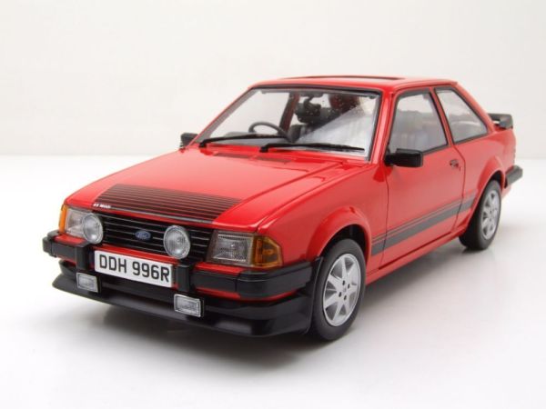 SUN4996R - FORD escort MKIII RS1600i 1984 red - 1