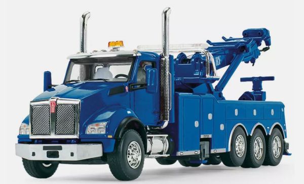 FIGE50-3466 - KENWORTH T880 8x4 Recovery truck blue - 1