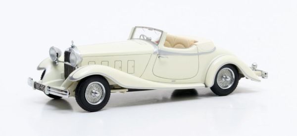 MTX50407-031 - DELAGE D8S De Villars cabriolet white 1933 - 1