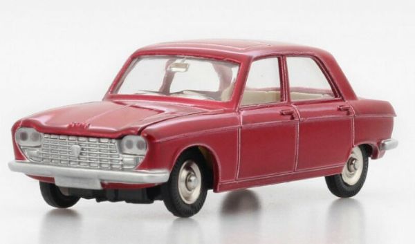 DIN510 - PEUGEOT 204 Red Sedan – ATLAS Edition - 1