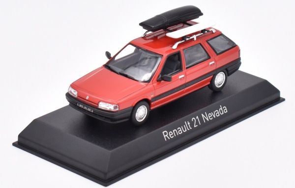 NOREV512133 - RENAULT 21 Nevada 1989 red with accessories - 1