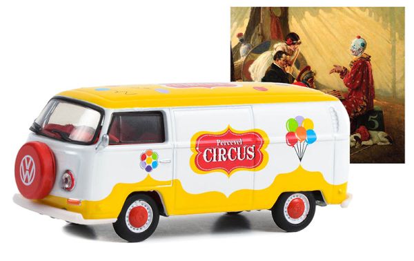 GREEN54080-F - VOLKSWAGEN type 2 panel van 1971 - The Circus from the series NORMAN ROCKWELL in blister pack - 1